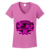 Ladies Heavy Cotton™ 100% Cotton V-Neck T-Shirt Thumbnail