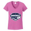 Ladies Heavy Cotton™ 100% Cotton V-Neck T-Shirt Thumbnail