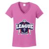 Ladies Heavy Cotton™ 100% Cotton V-Neck T-Shirt Thumbnail