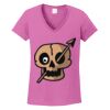 Ladies Heavy Cotton™ 100% Cotton V-Neck T-Shirt Thumbnail