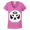 Ladies Heavy Cotton™ 100% Cotton V-Neck T-Shirt Thumbnail