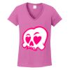 Ladies Heavy Cotton™ 100% Cotton V-Neck T-Shirt Thumbnail