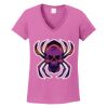 Ladies Heavy Cotton™ 100% Cotton V-Neck T-Shirt Thumbnail