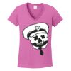 Ladies Heavy Cotton™ 100% Cotton V-Neck T-Shirt Thumbnail
