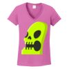 Ladies Heavy Cotton™ 100% Cotton V-Neck T-Shirt Thumbnail