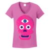 Ladies Heavy Cotton™ 100% Cotton V-Neck T-Shirt Thumbnail