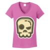 Ladies Heavy Cotton™ 100% Cotton V-Neck T-Shirt Thumbnail