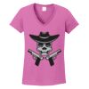 Ladies Heavy Cotton™ 100% Cotton V-Neck T-Shirt Thumbnail