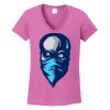 Ladies Heavy Cotton™ 100% Cotton V-Neck T-Shirt Thumbnail