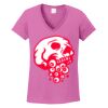 Ladies Heavy Cotton™ 100% Cotton V-Neck T-Shirt Thumbnail