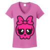 Ladies Heavy Cotton™ 100% Cotton V-Neck T-Shirt Thumbnail
