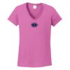Ladies Heavy Cotton™ 100% Cotton V-Neck T-Shirt Thumbnail