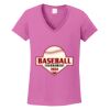 Ladies Heavy Cotton™ 100% Cotton V-Neck T-Shirt Thumbnail