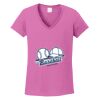 Ladies Heavy Cotton™ 100% Cotton V-Neck T-Shirt Thumbnail