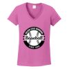 Ladies Heavy Cotton™ 100% Cotton V-Neck T-Shirt Thumbnail