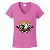 Ladies Heavy Cotton™ 100% Cotton V-Neck T-Shirt Thumbnail