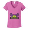 Ladies Heavy Cotton™ 100% Cotton V-Neck T-Shirt Thumbnail