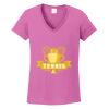 Ladies Heavy Cotton™ 100% Cotton V-Neck T-Shirt Thumbnail