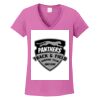 Ladies Heavy Cotton™ 100% Cotton V-Neck T-Shirt Thumbnail