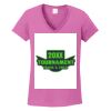 Ladies Heavy Cotton™ 100% Cotton V-Neck T-Shirt Thumbnail