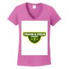 Ladies Heavy Cotton™ 100% Cotton V-Neck T-Shirt Thumbnail