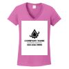 Ladies Heavy Cotton™ 100% Cotton V-Neck T-Shirt Thumbnail