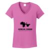 Ladies Heavy Cotton™ 100% Cotton V-Neck T-Shirt Thumbnail
