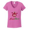 Ladies Heavy Cotton™ 100% Cotton V-Neck T-Shirt Thumbnail