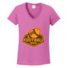 Ladies Heavy Cotton™ 100% Cotton V-Neck T-Shirt Thumbnail