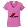 Ladies Heavy Cotton™ 100% Cotton V-Neck T-Shirt Thumbnail