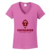 Ladies Heavy Cotton™ 100% Cotton V-Neck T-Shirt Thumbnail