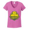 Ladies Heavy Cotton™ 100% Cotton V-Neck T-Shirt Thumbnail
