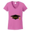 Ladies Heavy Cotton™ 100% Cotton V-Neck T-Shirt Thumbnail