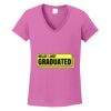 Ladies Heavy Cotton™ 100% Cotton V-Neck T-Shirt Thumbnail