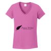 Ladies Heavy Cotton™ 100% Cotton V-Neck T-Shirt Thumbnail