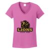 Ladies Heavy Cotton™ 100% Cotton V-Neck T-Shirt Thumbnail