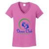Ladies Heavy Cotton™ 100% Cotton V-Neck T-Shirt Thumbnail