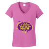 Ladies Heavy Cotton™ 100% Cotton V-Neck T-Shirt Thumbnail