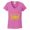 Ladies Heavy Cotton™ 100% Cotton V-Neck T-Shirt Thumbnail