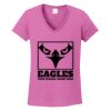Ladies Heavy Cotton™ 100% Cotton V-Neck T-Shirt Thumbnail