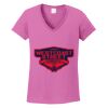 Ladies Heavy Cotton™ 100% Cotton V-Neck T-Shirt Thumbnail