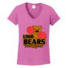Ladies Heavy Cotton™ 100% Cotton V-Neck T-Shirt Thumbnail
