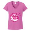 Ladies Heavy Cotton™ 100% Cotton V-Neck T-Shirt Thumbnail