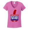 Ladies Heavy Cotton™ 100% Cotton V-Neck T-Shirt Thumbnail