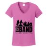 Ladies Heavy Cotton™ 100% Cotton V-Neck T-Shirt Thumbnail