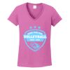 Ladies Heavy Cotton™ 100% Cotton V-Neck T-Shirt Thumbnail