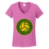 Ladies Heavy Cotton™ 100% Cotton V-Neck T-Shirt Thumbnail