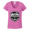 Ladies Heavy Cotton™ 100% Cotton V-Neck T-Shirt Thumbnail