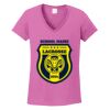 Ladies Heavy Cotton™ 100% Cotton V-Neck T-Shirt Thumbnail