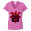 Ladies Heavy Cotton™ 100% Cotton V-Neck T-Shirt Thumbnail